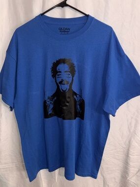 Post Malone Blue Short Sleeve Tee